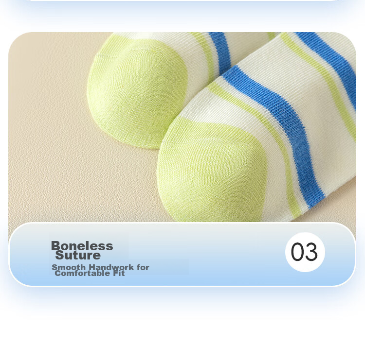 MiiOW Children's Socks for Boys, All-Season Cotton Mid-Calf Socks, Cartoon Breathable Socks for Kids And Toddlers 16
