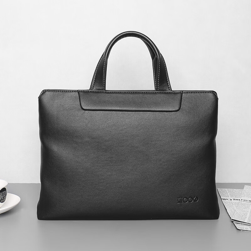 COW Men's Bag, Briefcase for Men, Fashionable Casual Light Business Handbag Backpack Laptop Bag, C-9810 Elite Model