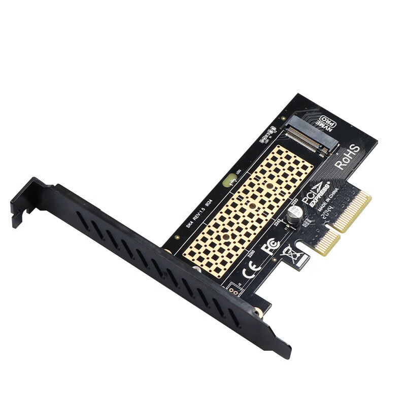 JEYI PCIe to M.2 Adapter Card, NVMe Expansion Card, 64Gbps X4/X8/X16 Compatible with PCIe 4.0/3.0/2.0, SSD Solid State Drive Expansion Card