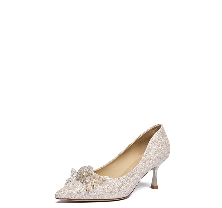 Josiny Red Wedding Shoes for Women, Spring 2026 New Season High Heels, Bridal Engagement Shoes, French Style Pumps, Xiuhe Wedding Dress Red, Size 36 14