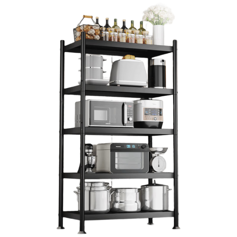 SONAWUYI | SONAWUYI | SONAWUYI | SONAWUYI Kitchen Storage Rack, Movable Multi-Layer Floor-Standing Pot Organizer, Home Appliance Cabinet, Balcony Shelf