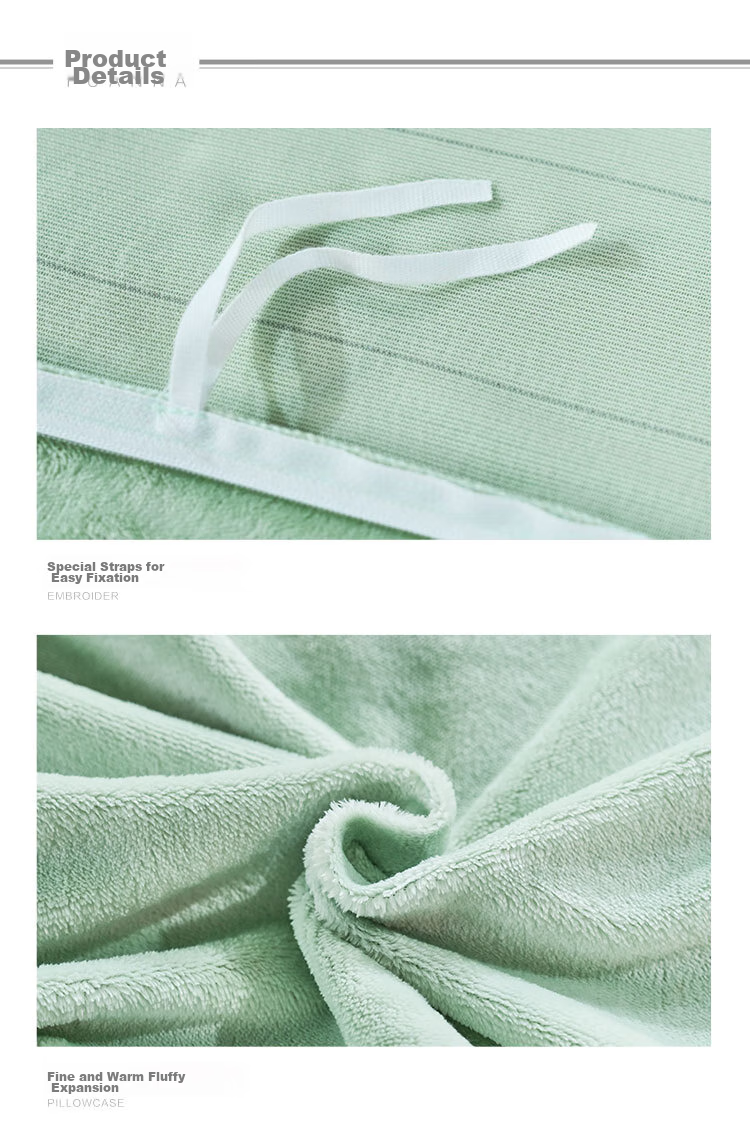 Fuanna Milk Velvet 4-Piece Bedding Set Winter Anti-Static Flannel Sheet and Duvet Cover Single/Double 203x229cm 13