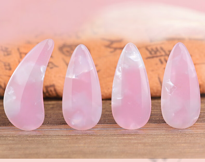 Daoyun Guzheng Fingernails, Professional Performance Grade, for Children And Adults, Beginner's Nail Pieces, Tortoiseshell Color, Finger-Shaking Tool 4