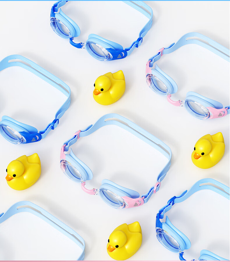 Peak Kids Swimming Goggles Waterproof Anti-Fog Unisex Clear Vision Flat Lens 2