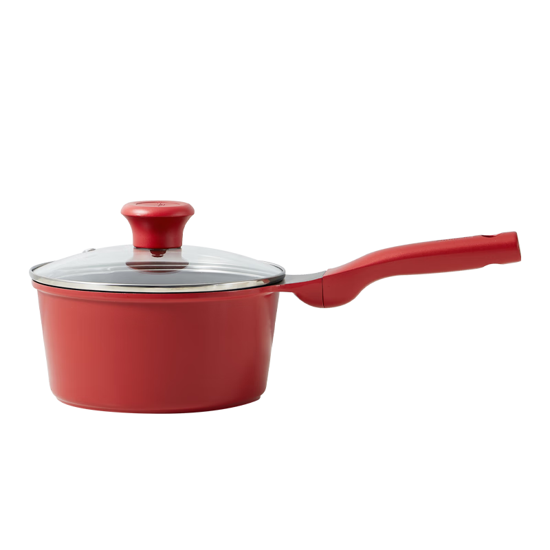 REDCHEF Ceramic Small Milk Pot, Flat Bottom Non-Stick Pan, No Chemical Coating, Baby Food Pot, Noodle Cooking And Soup Heating Pot, 18cm