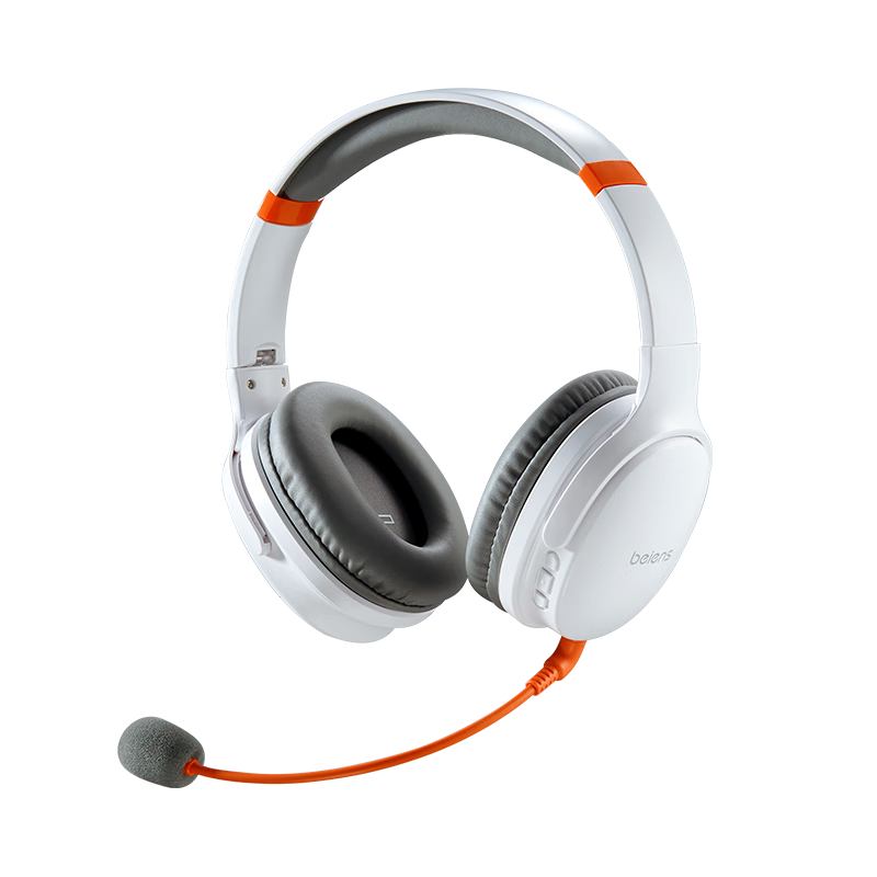Beienshi Children's Headphones, Over-Ear with In-Ear Monitoring, Noise-Cancelling Wireless Bluetooth Headset, for Students' Recitation Practice And English Learning, Educational Toy Gift