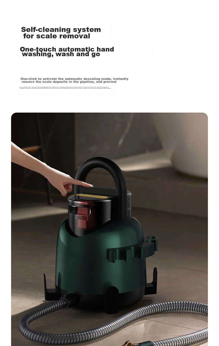 Deerma [Multiple Brush Head Set] High-Temperature Steam Fabric Cleaning Machine BY700S Multi-Functional Cleaner Kitchen Grease Glass Cleaning Wonder 28