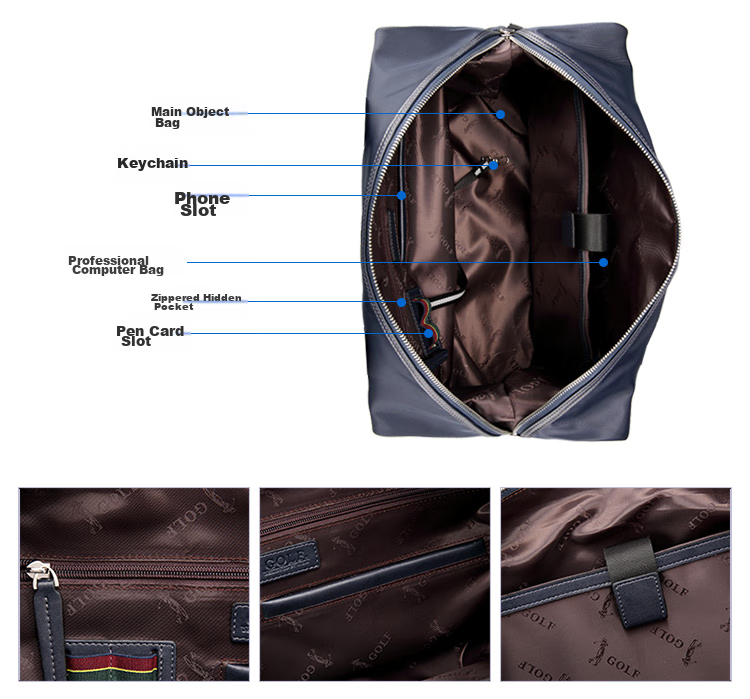 GOLF Travel Bag, Multifunctional Sports Fitness Bag, Handheld Luggage Bag, Men's Travel Bag, Suitcase, Travel And Business Trip Bag 8