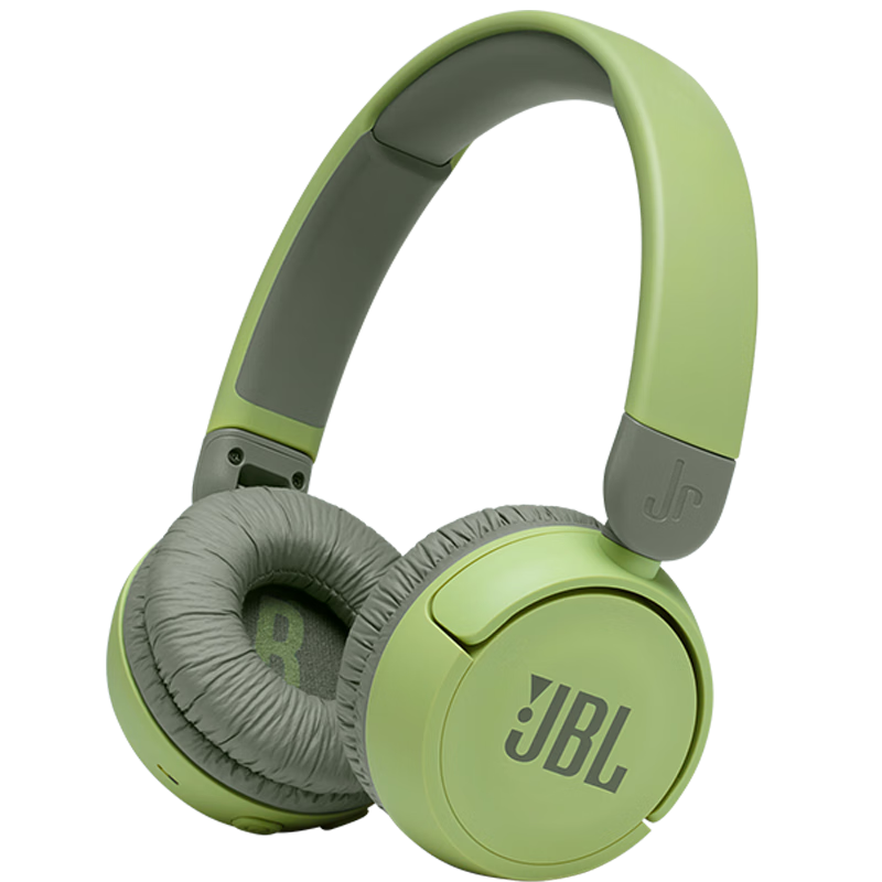 JBL JR310BT Wireless Bluetooth Headphones for Kids, Educational Toy Learning Music English Online Classes Essential Student Accessory, High-Speed Rail Airplane Travel Gift, Deep Forest Gree