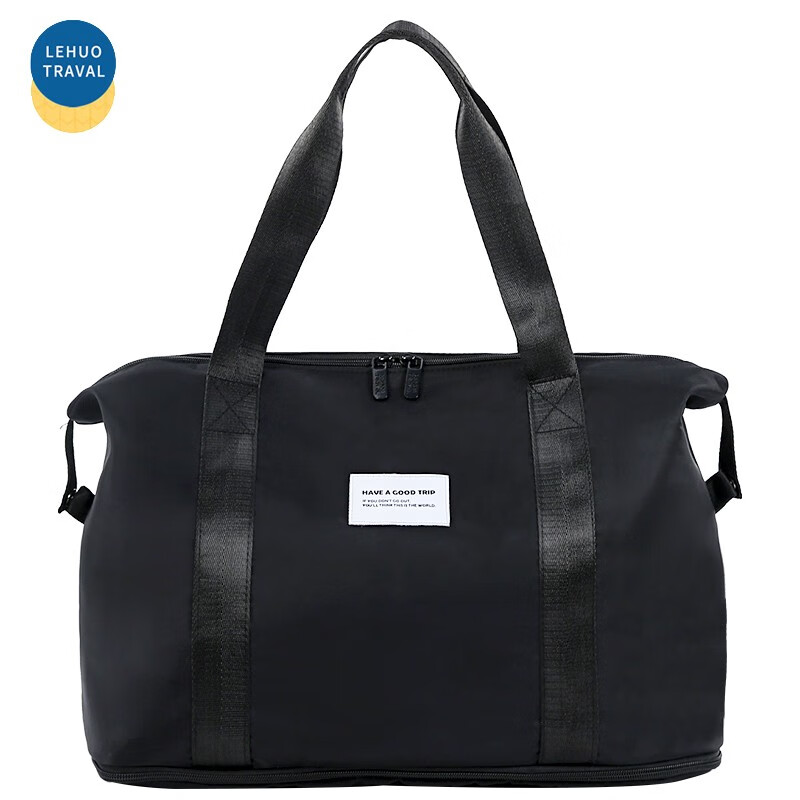 Lehuolvxing Travel Bag for Men, Handheld Large Capacity Luggage Bag, Portable with Handle, Suitable for Short Trips, Carry-On, Simple Storage Bag