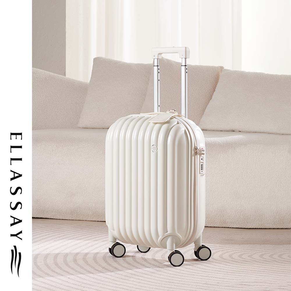 ELLASSAY Candy Series Luggage, 20-Inch Suitcase, Fashionable Trolley Case, Unisex Password Lock, Portable Travel Case