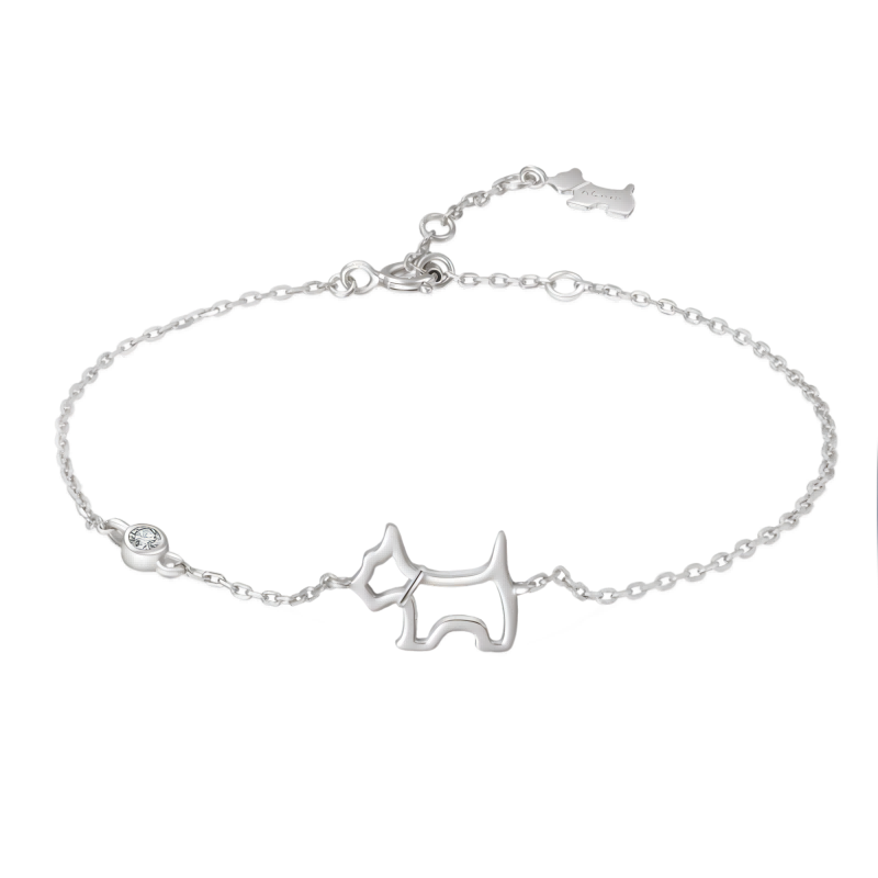AGATHA Exquisite Hollow Silver Bracelet for Women Birthday Gift for Girlfriend and Best Friend Premium Feel