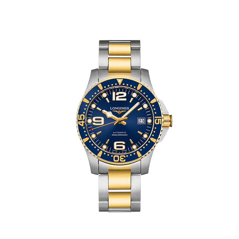 LONGINES Swiss Watch, Conquest Diving Series, Men's Steel Strap Mechanical Watch L37423967