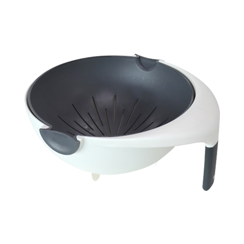 JD Original Colander Set [Double-Layer Filtration], Draining Basket for Washing Fruits And Vegetables, Kitchen Thickened 2-Piece Set
