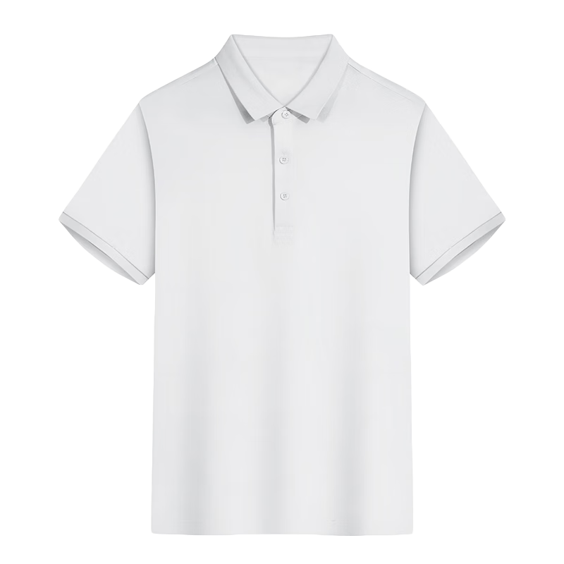 Jeanswest Polo Shirt for Men, Summer 2026 Thin Antibacterial Quick-Dry Loose Short-Sleeve Casual Cool Breathable Solid Color Navy Blue 2XL