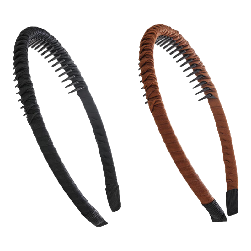 CHIMERA 2-Piece Simple Edge-Acrylic Headband for Women, Korean-Style Internet Celebrity Thin Headband, Outdoor Hair Tie, Mid-Autumn Festival Gift for Wome