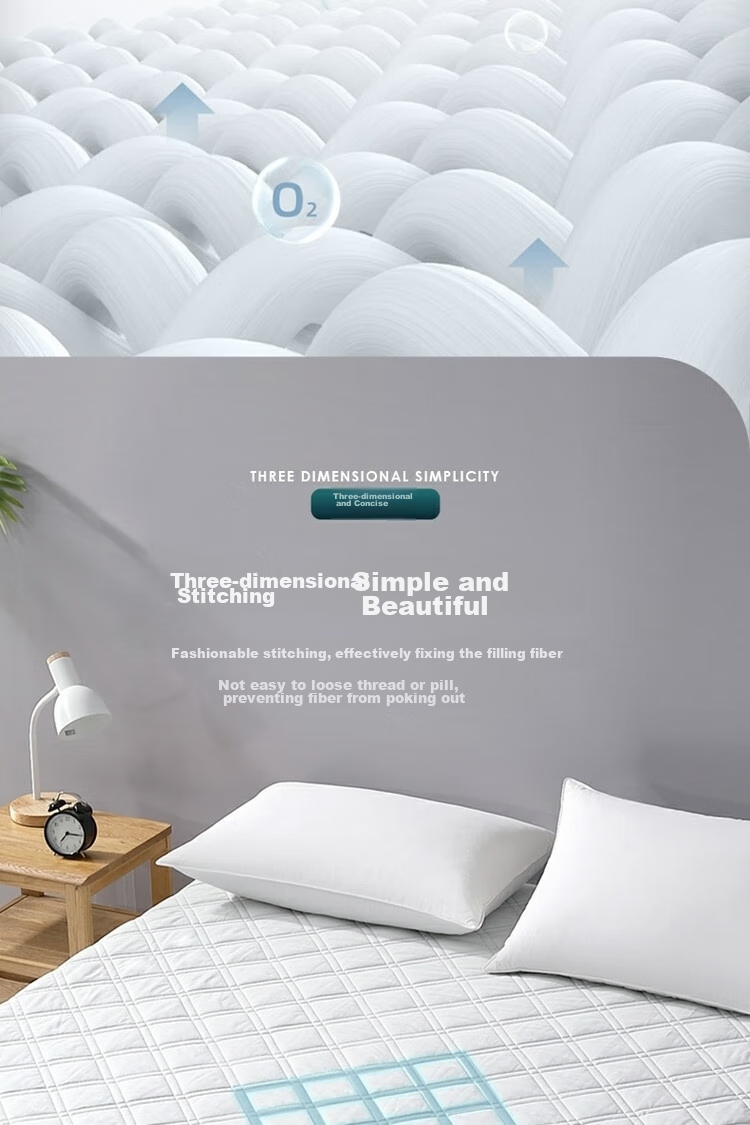 Shuixingjiafang Bed Protector, Antibacterial And Anti-Mite Protective Pad, Thin Mattress Cover, Full Encasement Protector, for 1.5-Meter Bed, Light Gray Color 10