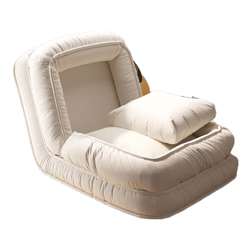XIAOJIANGCAI Lazy Sofa Human Dog Bed Single Sofa Bed Chair Recliner Bedroom Balcony Single Sofa Chair