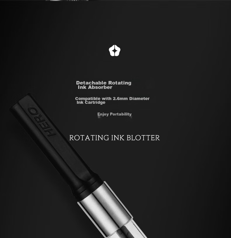 HERO Fountain Pen, Zhenpin Series Light Luxury Ink Pen, Water Wave Blue Ink Gift Box, High-End Signature Pen for Women, Gift for Leaders And Teachers, Exquisite Present 13