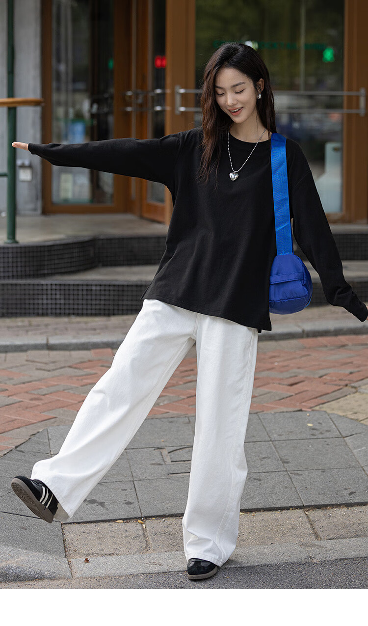 Dme [De Rong Warm T-Shirt] 2025 Spring And Autumn Basic Wear, Side Slit Hem Base Layer for Wome 16