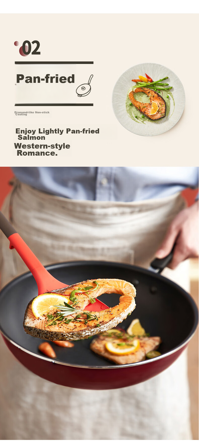 SUPOR Non-Stick Wok, 30cm, Compatible with Induction And Gas Stoves, Healthy Cooking Pan, Frying Pan, PC30S1 7