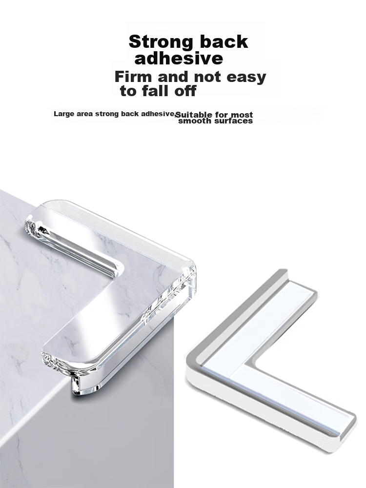 9I9 Window Corner Guards, Pack of 10, Aluminum Alloy Window Protectors for Baby Safety, Anti-Collision for Range Hood, Transparent Edge Banding, Table Corner Guards A107 6