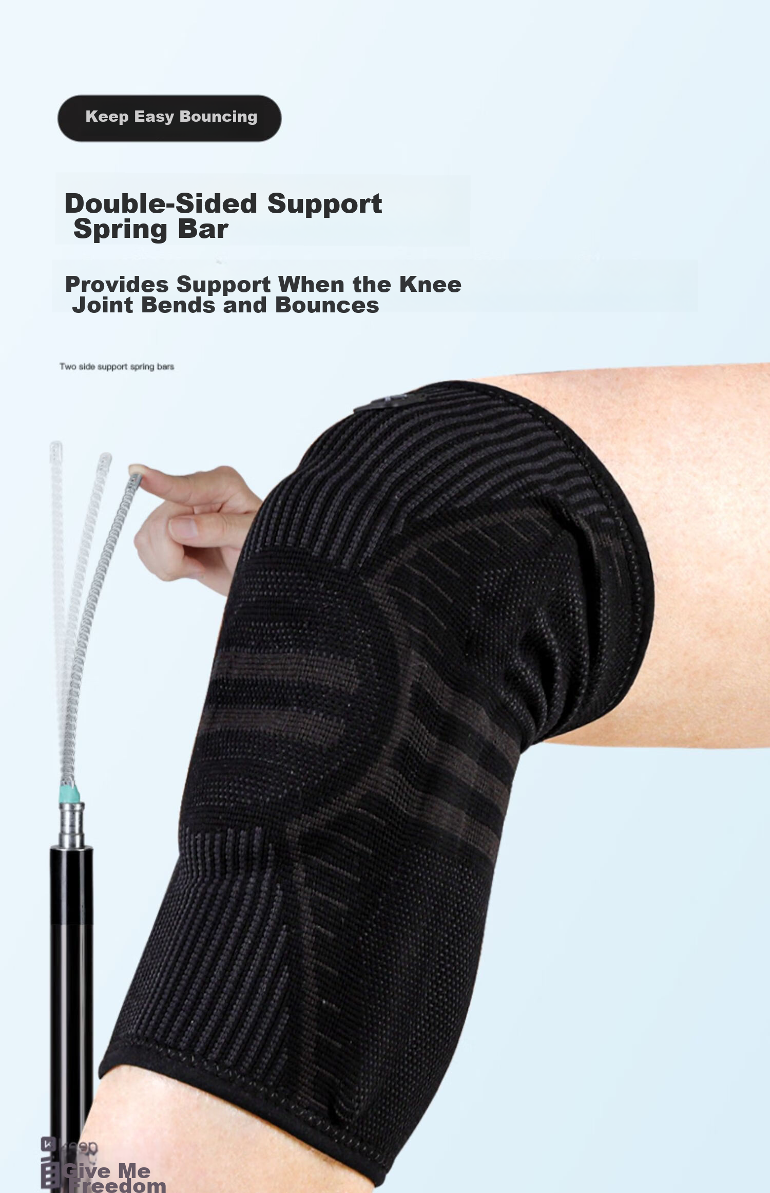 Keep Knee Brace for Men's Sports, Professional Half-Moon Cartilage Protection for Basketball, Badminton, Hiking And Joint Support 8