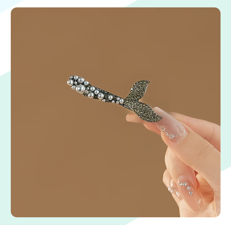 CHIMERA Mermaid Tail Hair Clip Duckbill Clip Hair Accessories for Forehead Bangs Edge Hair 6.1 Children's Day Gift 6