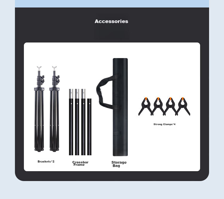 LATZZ 3*4 Meter Photography Backdrop Stand, Live Streaming Green Screen Stand, Chroma Key Photo Background Cloth Stand, Portrait Clothing ID Photo Shooting Stand, Thickened Portable Telescopic Gantry Background Stand 35