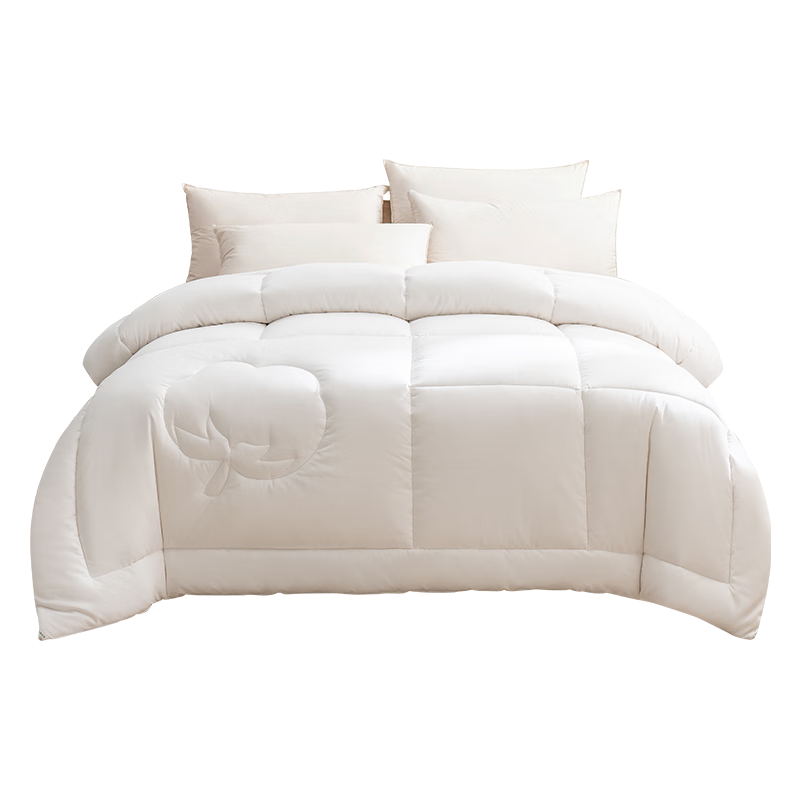 JD Original 100% Natural Xinjiang Cotton Quilt, Pure Cotton Comforter, Single Bed Quilt, Autumn And Winter Quilt, 4 Jin, 1.5x2m