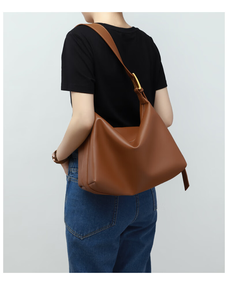 Viney Large Capacity Cowhide Tote Bag for Women Shoulder Crossbody Underarm Bag Birthday Gift High-End Feel for Girlfriend Wife 19