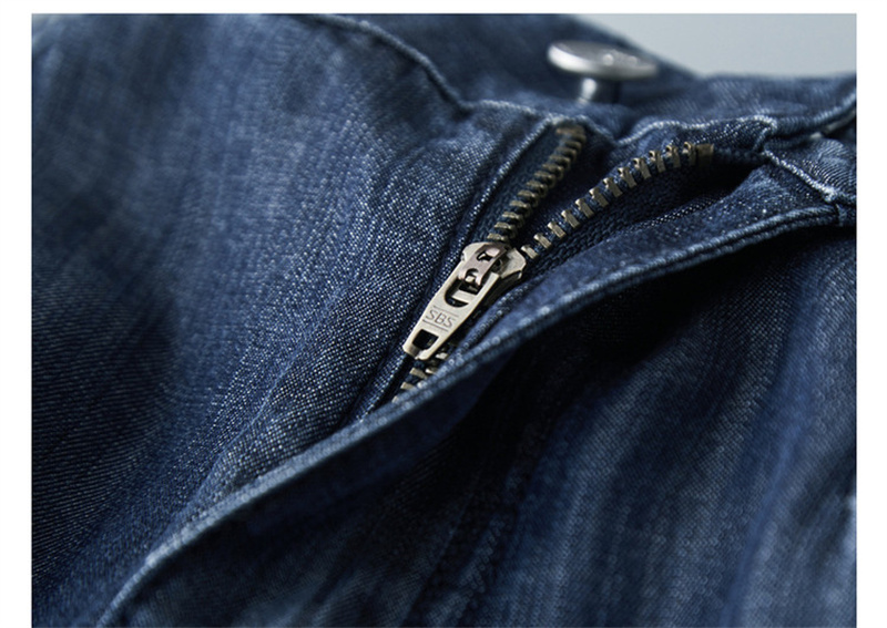 Dme [100% Regenerated Cellulose Fiber Denim], Summer Mid-Rise Tapered Pants, Lightweight Denim Trousers for Wome 14