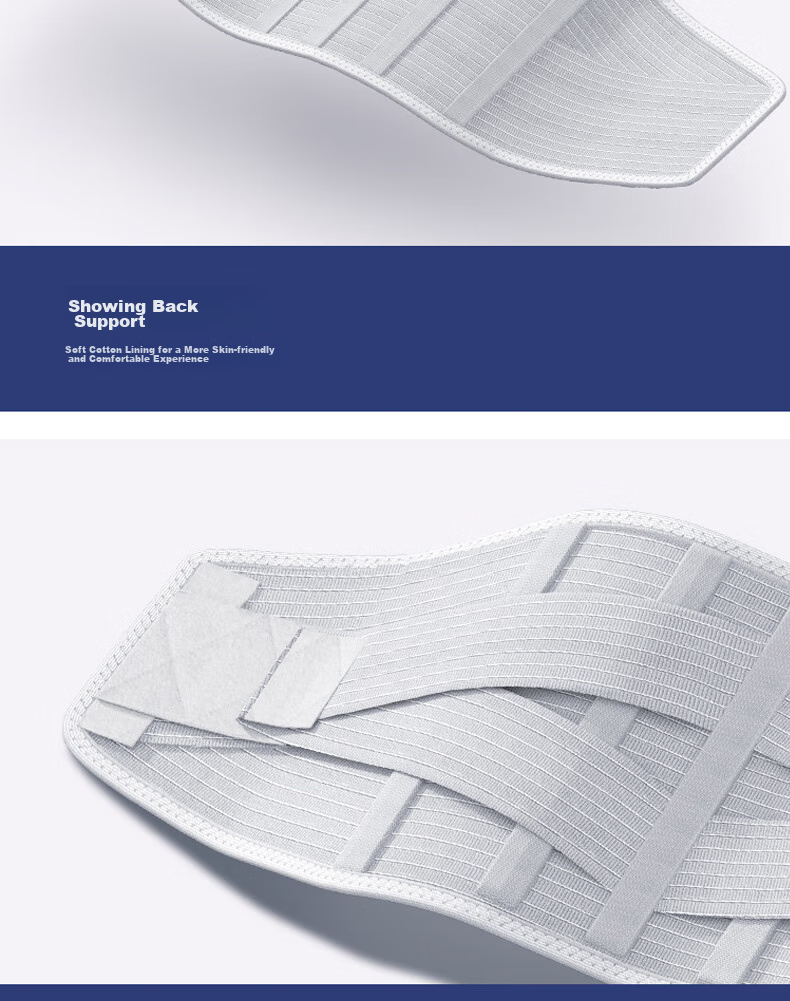 Lejing Medical Back Support Belt for Herniated Disc, Lumbar Muscle Strain, Post-Surgery Widened Steel Plate Support 8
