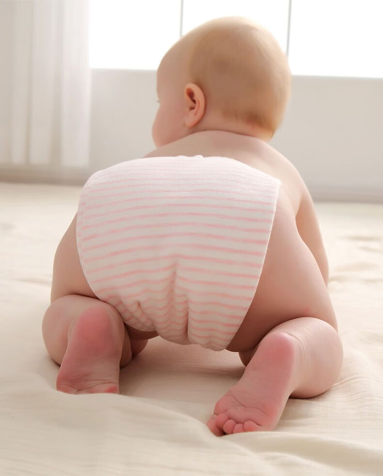 FumanTu Baby Diapers Newborn Organic Cotton Washable Foldable Thick Breathable Soft Training Pants 10