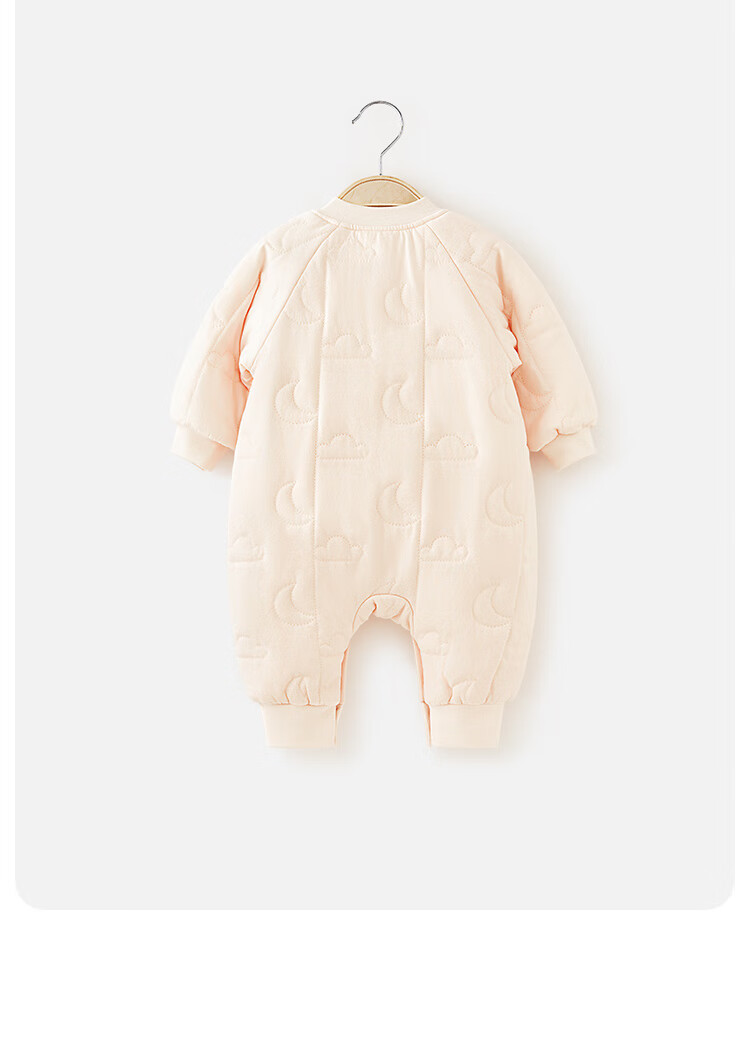 Wismorni Baby Cotton Clothing, Autumn And Winter Newborn Warm Onesie, Three-Layer Padded Jacket, Outdoor Winter Outfit 18
