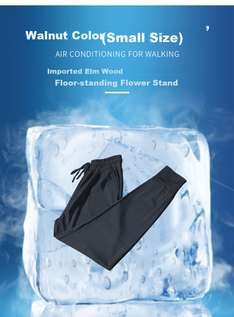 XUEXIMAN Ice Silk Sports Pants for Women, Summer Lightweight Loose Casual Pants, Elastic Ankle Harem Black Slimming Quick-Dry Women's Trousers Black 2