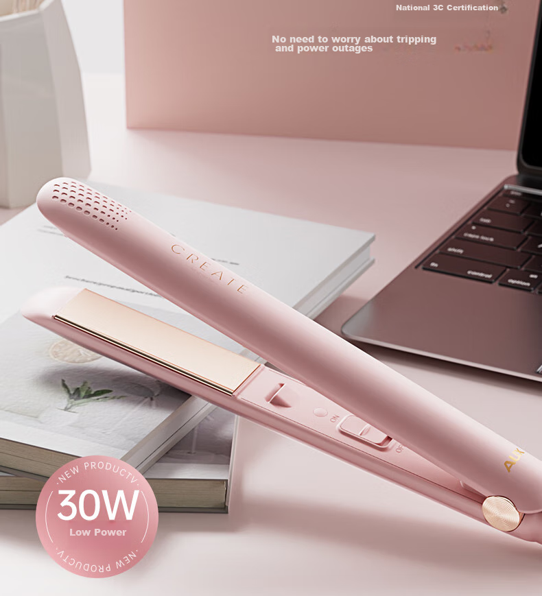 AUX Straight Hair Iron for Women, Bangs Clip, Curl Straightener, Long-Lasting Styling, Dual-Purpose Straight And Curl Iron, Hair Curling Tool, Upgraded Ceramic/ionic Dual Protection Hair Care Gift 21
