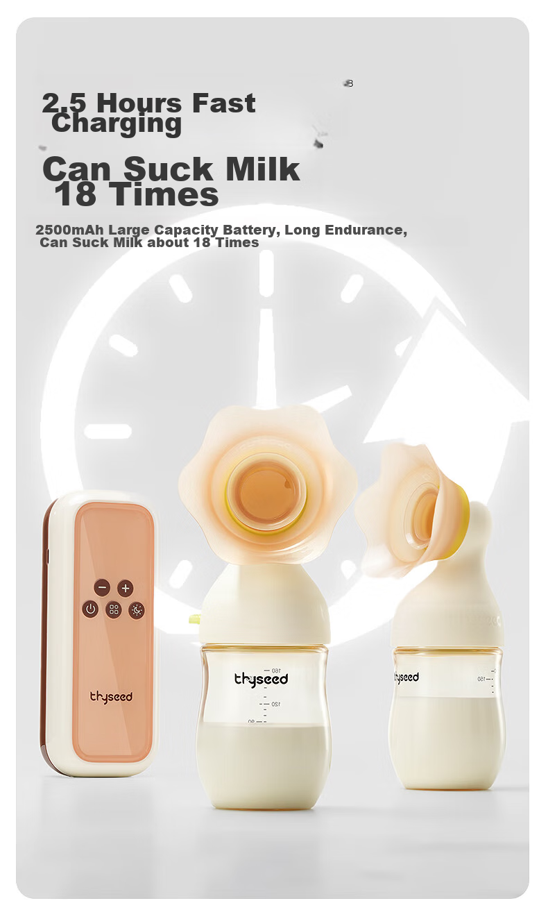 Shixi Electric Breast Pump Hands-Free Double-Sided Painless Fully Automatic Efficient Milk Expression Breast Health Care Pump 16