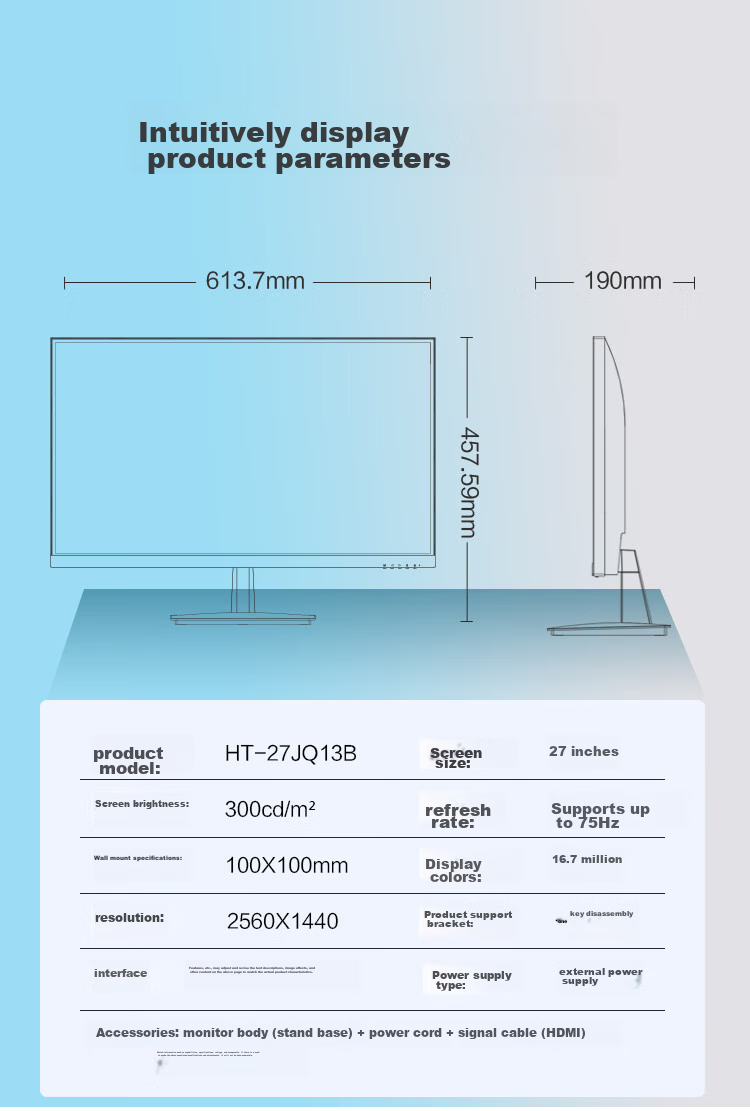 Haier 100Hz High Refresh Rate HDMI Interface, Low Blue Light Eye Protection, Wall-Mountable, Ultra-Thin Three-Sided Micro-Edge Design, 23.8-Inch Energy-Efficient Monitor for Office Work And Gaming 11