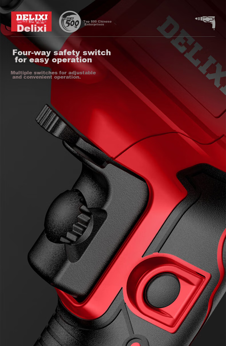 Deli Xidianqi 550W Electric Drill, AC Reversible Rotation, Household Power Tool, Multifunctional Handheld Electric Drill 18