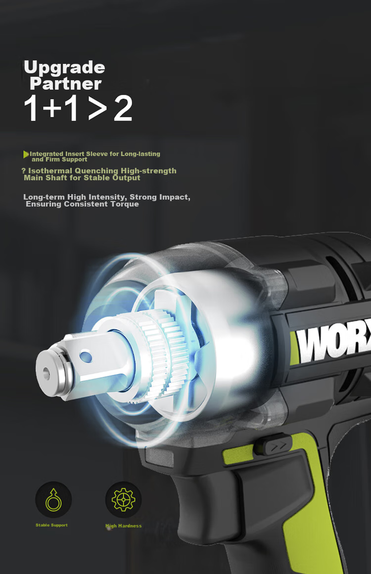 WORX 20V Brushless Electric Wrench WU289 (5.0 Dual Battery), High Torque Impact Wrench, Rechargeable Impact Wrench, Automotive Repair Tool 5