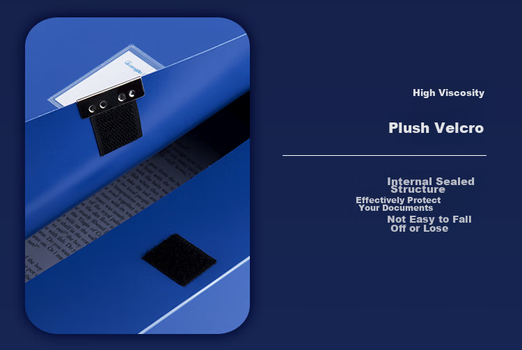 GuangBo (GuangBo) 6 Pieces 100mm A4 High-Quality Plastic File Boxes, Thickened Board Document Boxes, Storage Boxes for Financial Records And Vouchers, Office Supplies A88018 Blue 10