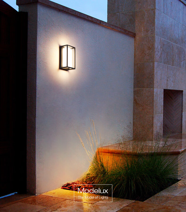 ZIDENG Solar Light Outdoor Waterproof Wall Lamp LED Aluminum Upper And Lower Illumination Villa Fence Landscape Lighting Fixture 14