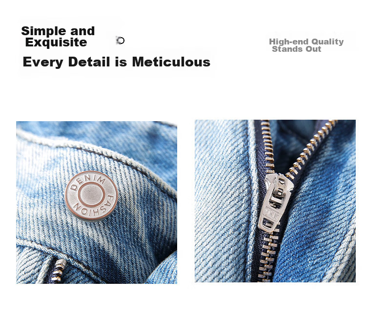 Dme [Paired with Wang Jeans] Spring And Autumn Best-Selling Classic Washed Wide-Leg High-Waist Slimming Loose Straight-Leg Pants for Wome 19