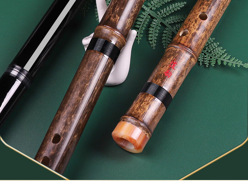 Daoyun Purple Bamboo Xiao Flute, Eight-Hole G Key, Beginner's Entry-Level Professional Ancient Style Purple Bamboo Short Flute, Musical Instrument 3