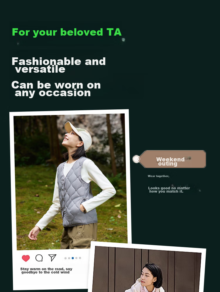 Xiongmaoxiangban Women's Wool Vest for Autumn And Winter, Fashionable And Stylish High-Quality Outer Wear, Thickened Fleece-Lined Vest, 2025 New Style 6