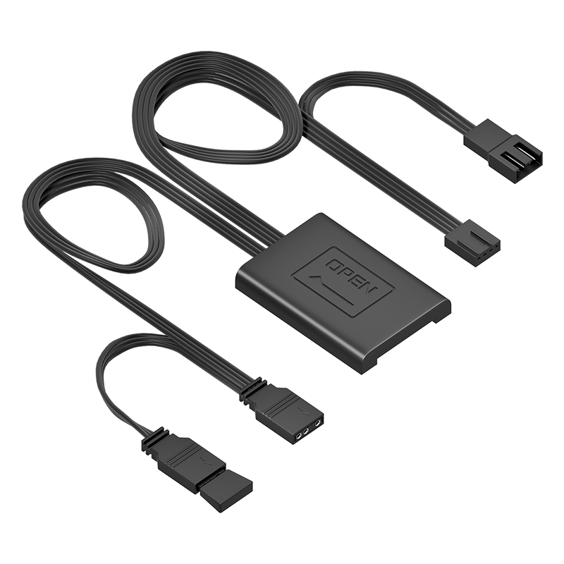 SAMA Jingjie V5 Fan, Black Power Cable, Fan Power Cable/clamp Design (Cable Interface: 6Pin, 5V3Pin, Small 4Pin)