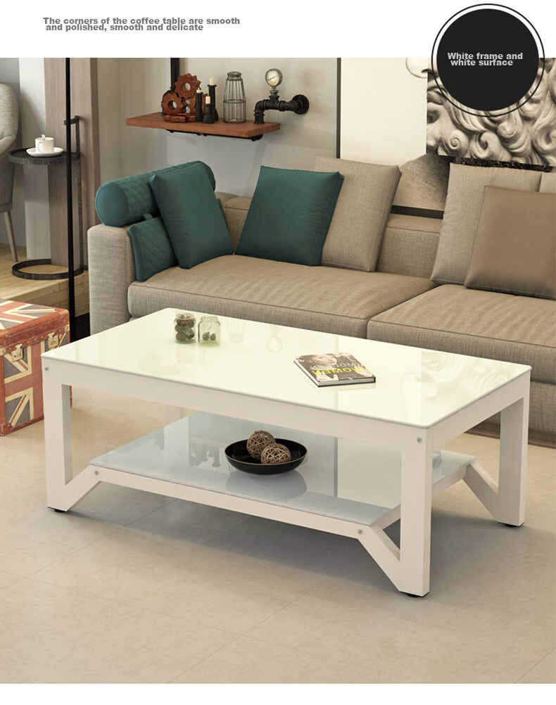 Fanshe Coffee Table, Living Room Coffee Table, Office Coffee Table, Home Living Room Glass Small Apartment Sofa Coffee Table, Modern And Simple 17