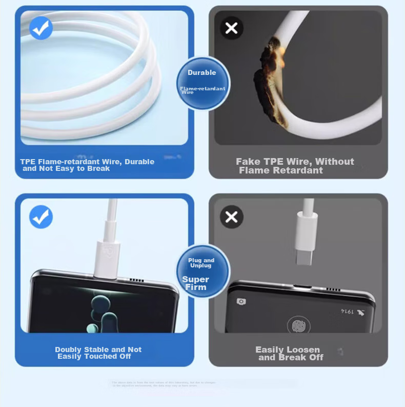 KOVOL [2-Pack, Upgraded to 1.5m] Type-C Data Cable, 120/100/88/66W Charging Cable, 6A Super Fast Charging, Suitable for Huawei Pura80/Mate80/70Pro 3