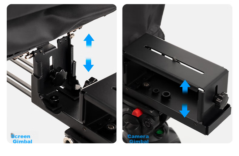 AMBITFUL T14Pro Large Screen Teleprompter Host Phone Tablet DSLR Mirrorless Camera Portable Teleprompter Video Recording Prompt Subtitle Live Streaming Interview Gaffe-Fixing Device 16